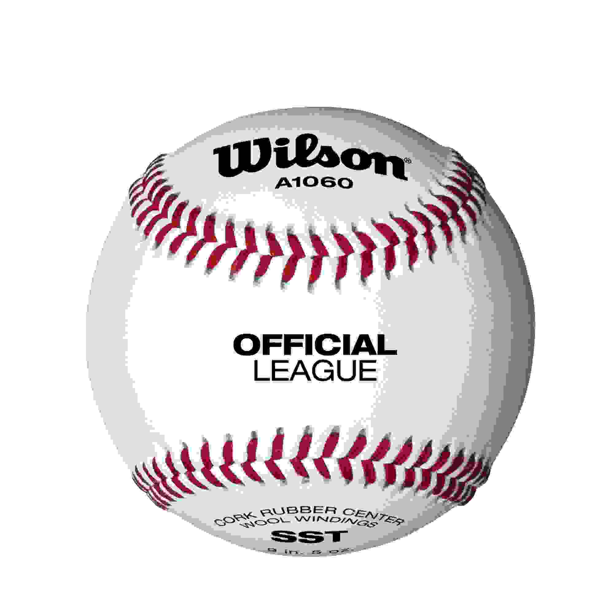 Wilson Official League SST White Baseball